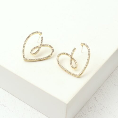 Graffiti Heart Earrings