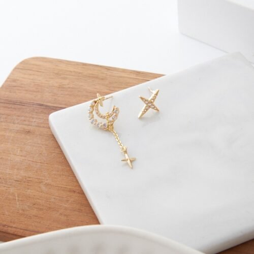 Dance of Stars and Moon Earrings