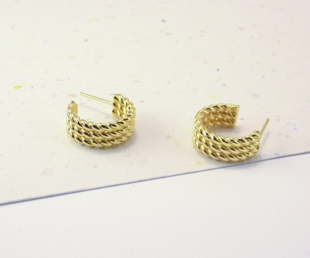 Golden Whispers Earrings